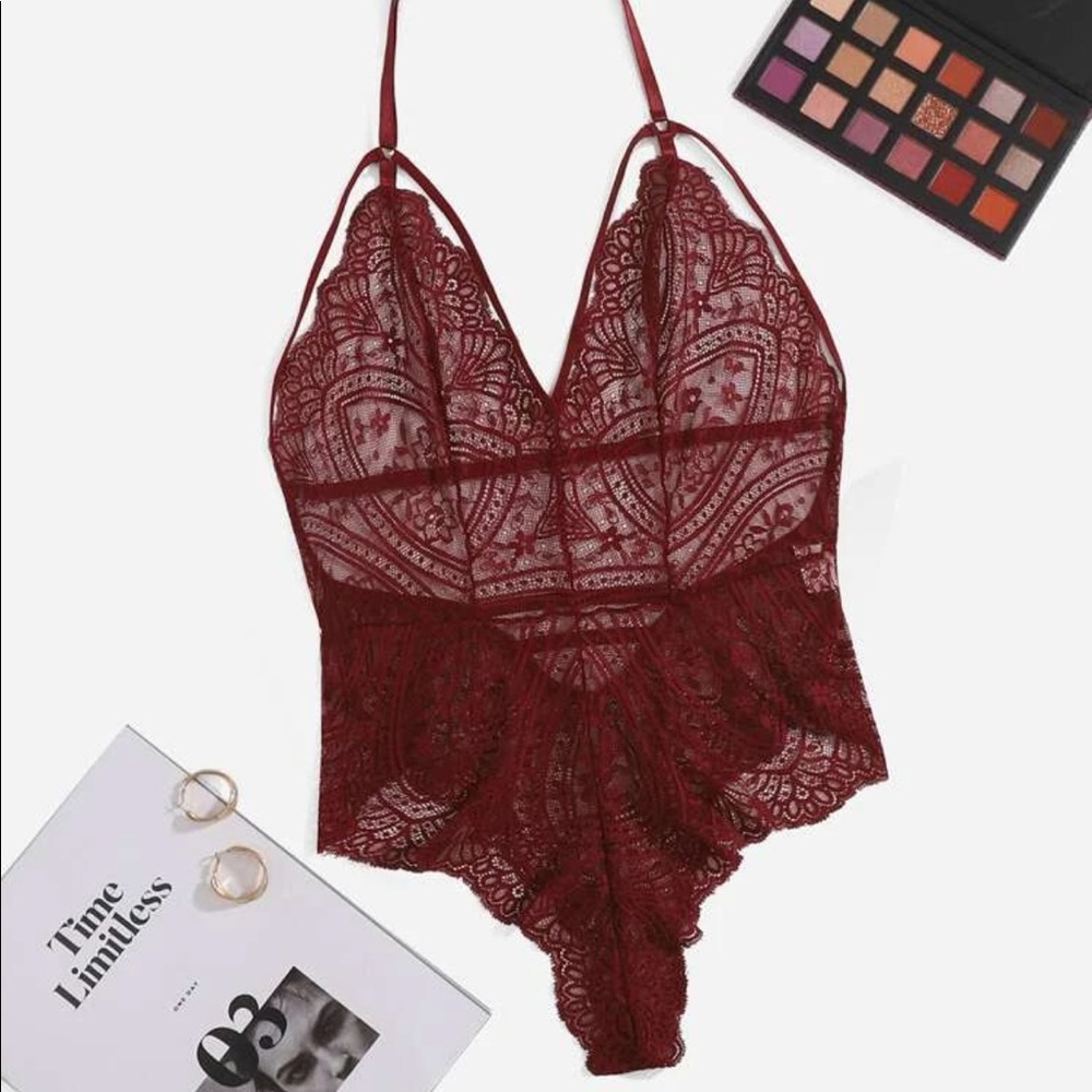 New Plus Size 4XL Lace Teddy Lingerie